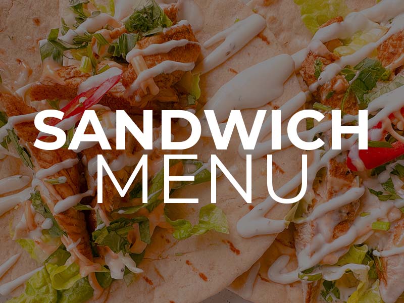Sandwich/Lunchtime offer menu at The Dock, Cardiff Bay